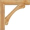 Ekena Millwork Legacy Block Rough Sawn Bracket w/ Offset Brace, Western Red Cedar, 8"W x 38"D x 38"H BKT0806X38X38LEC05RWR - alternate 4
